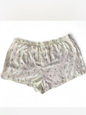 PINK Victoria's Secret Pale Green Boxer Sleep Shorts